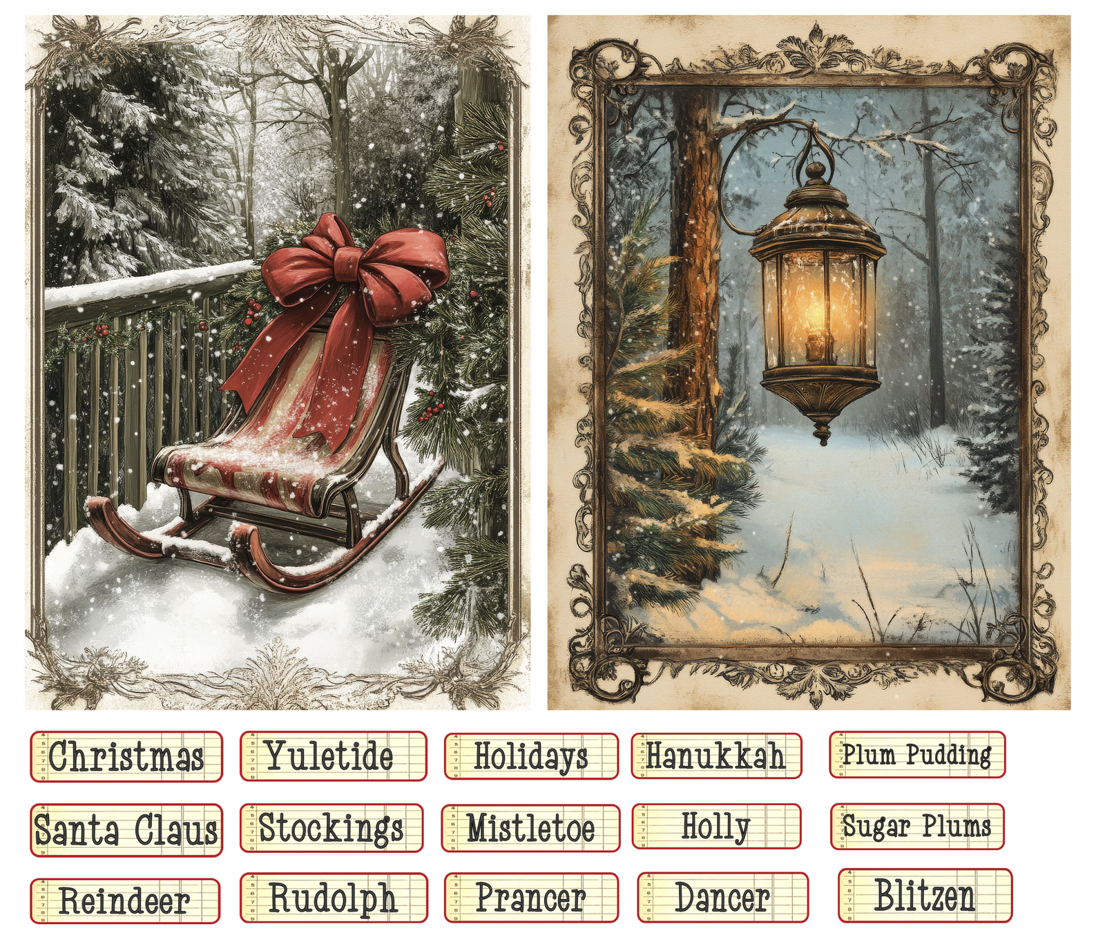 Read more about the article New Friday Freebie Vintage Christmas