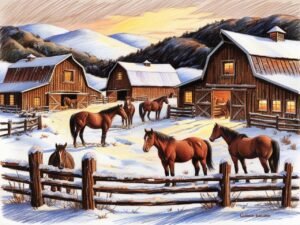 Read more about the article Brooklyn’s Horse Ranch in Winter