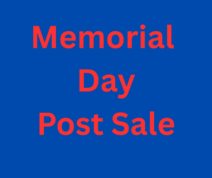 Read more about the article Memorial Day Post Sale!
