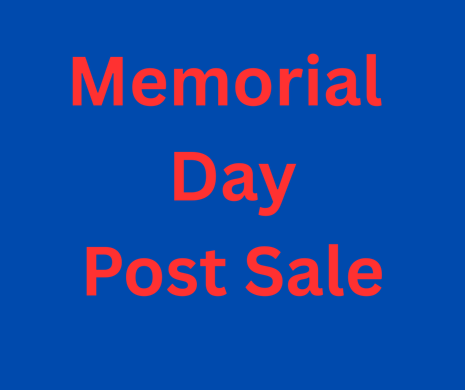 Read more about the article Post-Memorial Day Sale