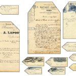 Friday Freebie ~ French Document Ephemera