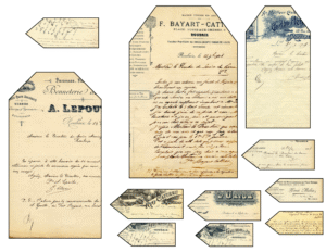 Read more about the article Friday Freebie ~ French Document Ephemera