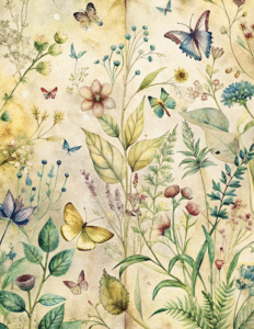 Read more about the article Friday Freebie “Floral Collage Pages”