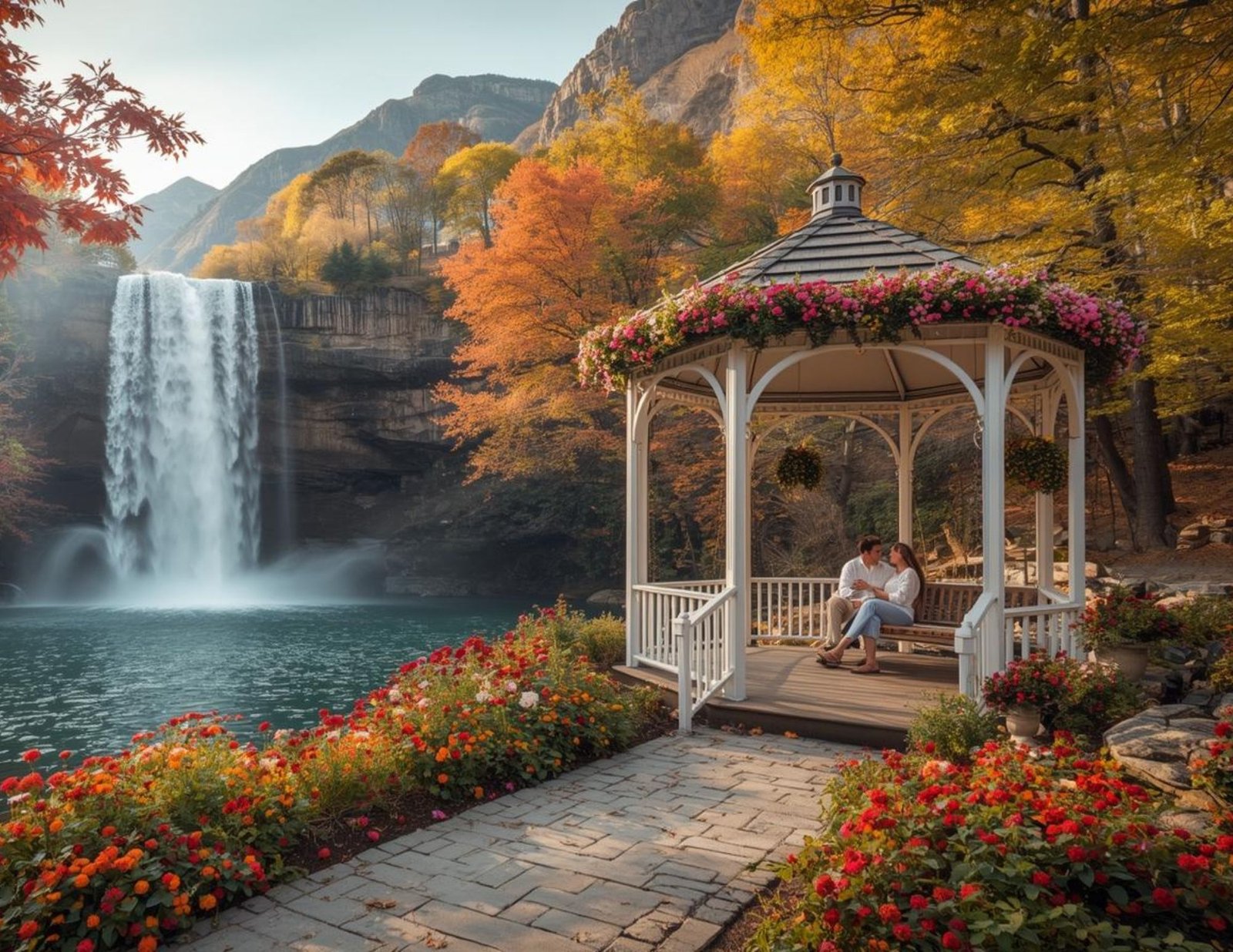 You are currently viewing Friday Freebie ” Waterfalls and Gazebos”
