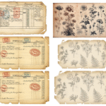 Friday Freebie Vintage Documents