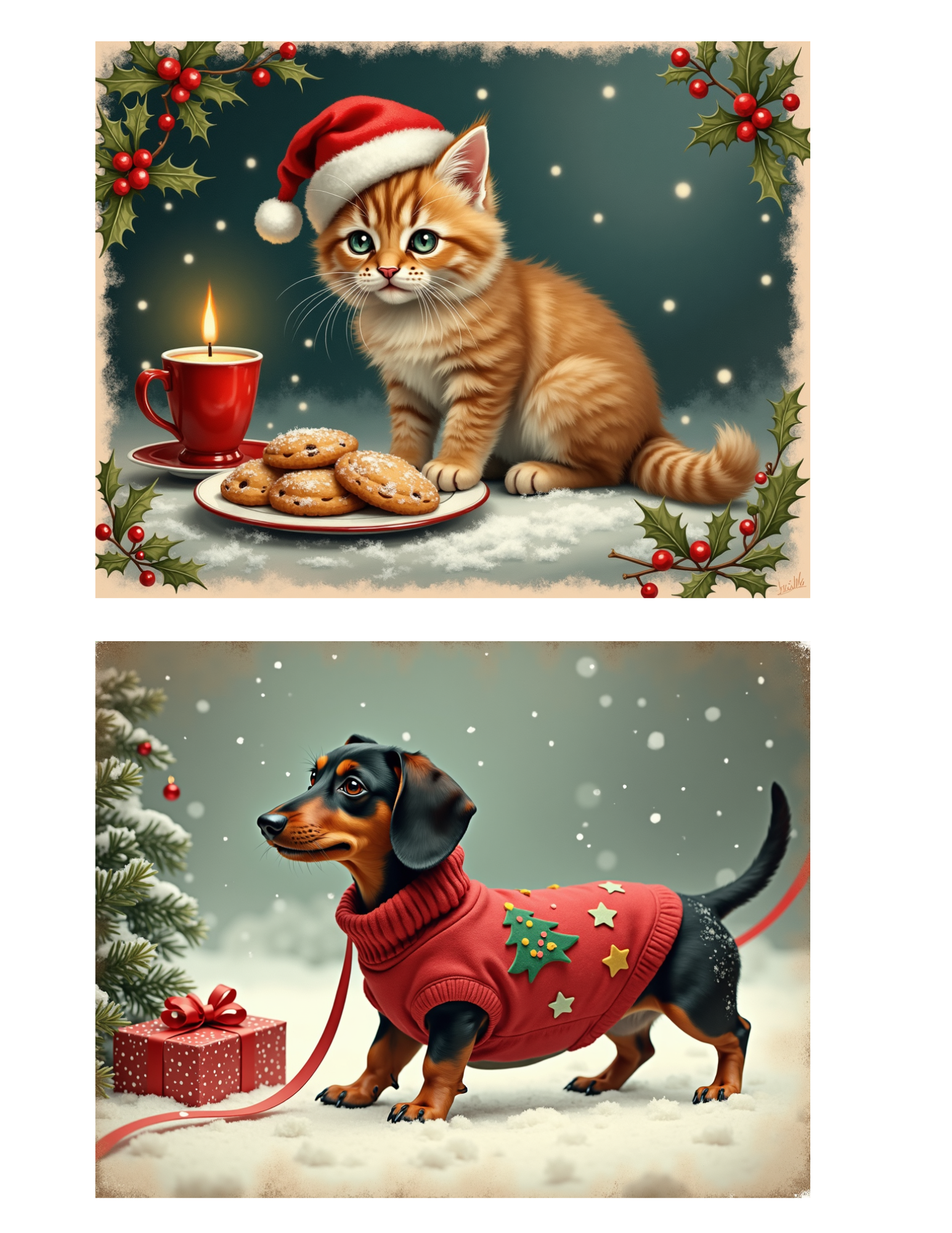 Read more about the article Friday Freebie! Kittens & Puppies Postcards