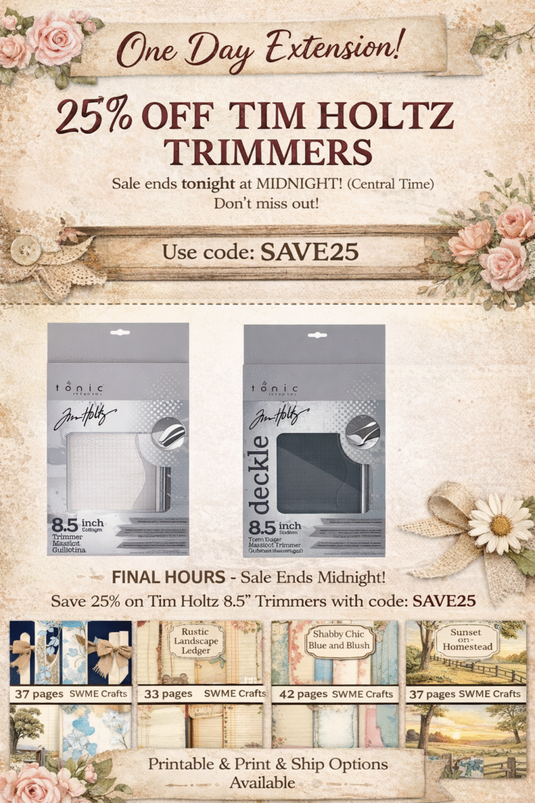 ⏰ EXTENDED! 25% OFF Ends Tonight + New Digitals Just Dropped!