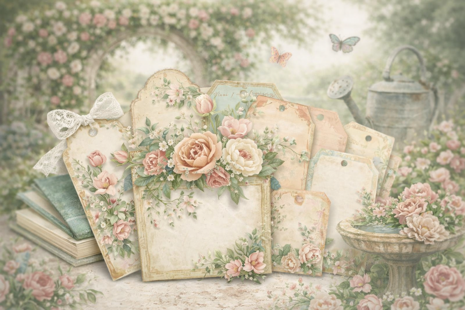 You are currently viewing 🌸 Friday Freebie – A Sneak Peek of My New Spring Garden Collection