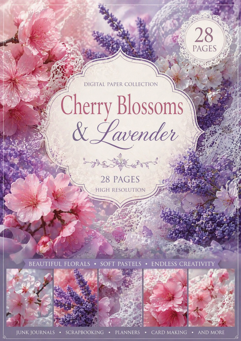 40% Off Digitals + New Cherry Blossoms & Lavender Release Today!
