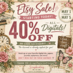 Etsy Digital Sale + New May Preorders Now Open!