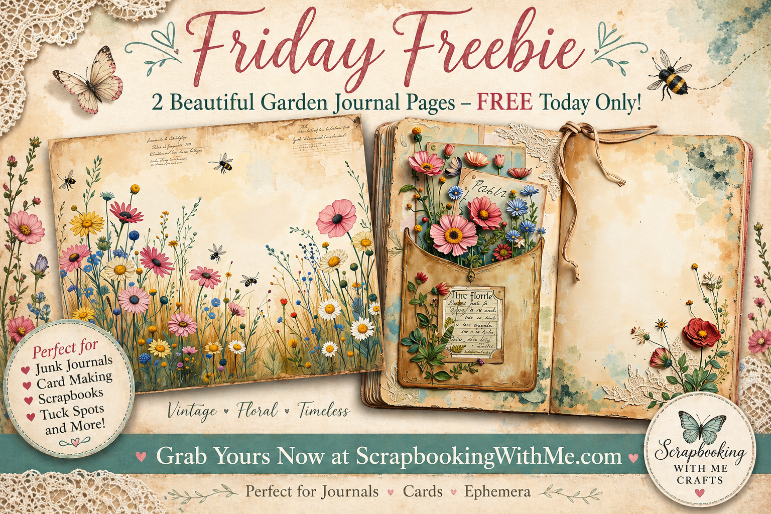You are currently viewing Your Friday Freebie is Here – Garden Beauty Inside!
