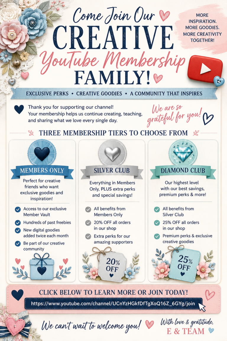 Come Join Our Creative YouTube Membership Family