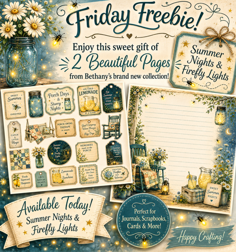 Friday Freebie is Here! A Little Taste of Summer Nights & Firefly Lights