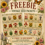 Friday Freebie is Here + 4 Beautiful New Digital Collections!