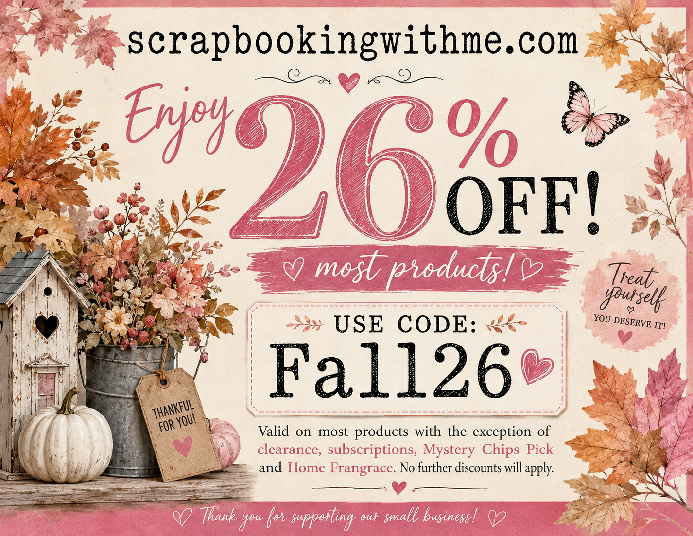 You are currently viewing Friday Freebie + 26% OFF Extended + Mystery Fun!