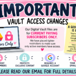 IMPORTANT: Changes to Your Digital Vault Access