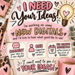 We Need YOUR Ideas for Our Next Digitals!